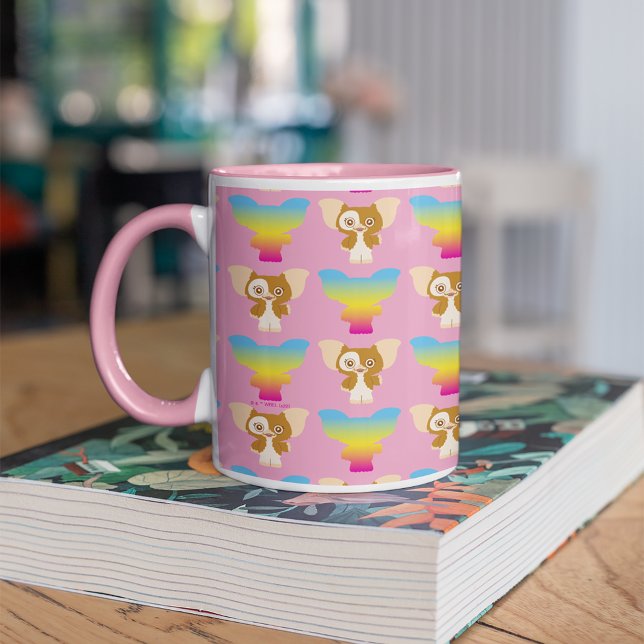 Gizmo | Rainbow Mönster Mugg (Mug on book)