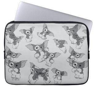 Gizmo Svartvit Mönster Laptop Fodral