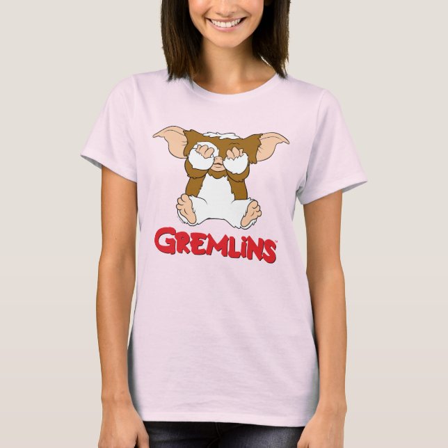 Gizmo| Tecken för Tecknad av ljus T Shirt (Framsida)