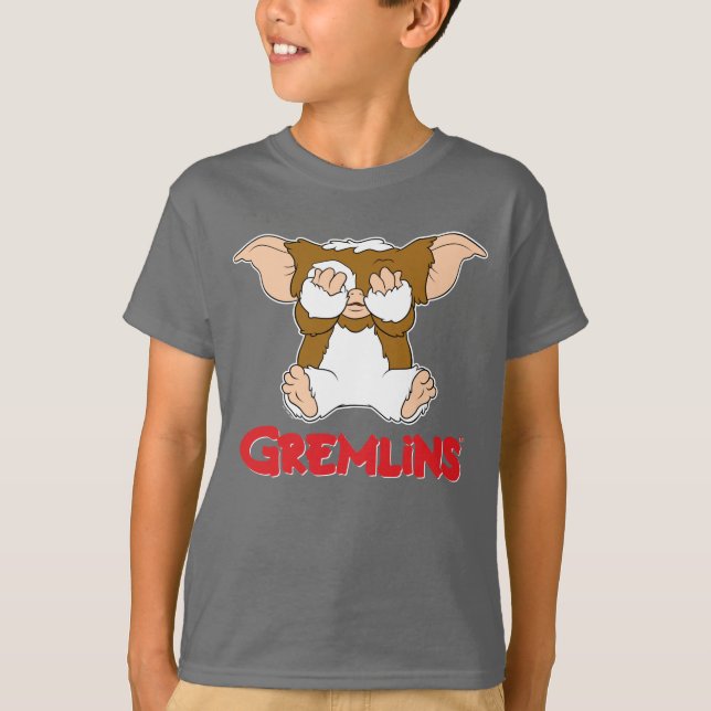 Gizmo| Tecken för Tecknad av ljus T Shirt (Framsida)