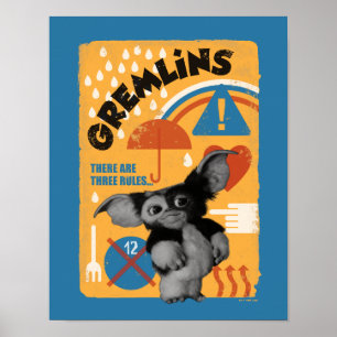 Gizmo   There Are Three Rules Poster