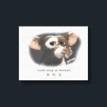 Gizmo There Will Be Mayhem Canvastryck<br><div class="desc">Featuring the adorable yet unpredictable Gizmo™ from Gremlins™, this charming design captures the sweet innocence that fans know comes with a mischievous twist. With soft, detailed illustration and expressive eyes, the artwork perfectly balances cute and chaotic — a reminder that even the most lovable creatures come with a few important...</div>