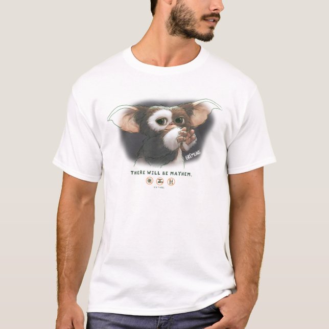 Gizmo There Will Be Mayhem T Shirt (Framsida)