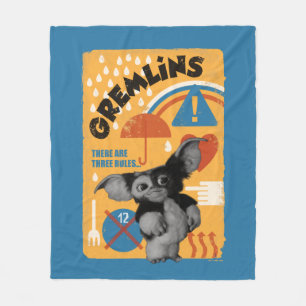 Gizmo Tre Regler Fleecefilt