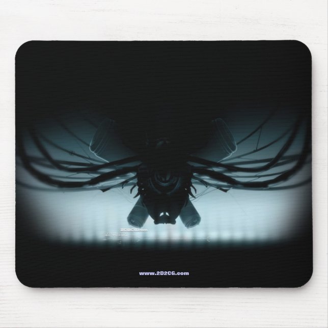 GizmoMousepad svart Musmatta (Framsidan)