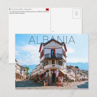 Gjirokastër, Albanien Resebrevkort Vykort