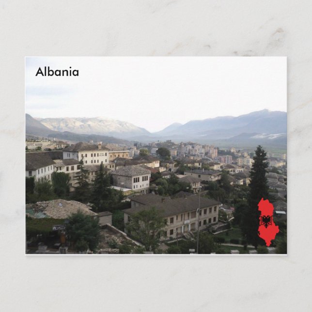 Gjirokastër, Albanien Vykort (Framsida)