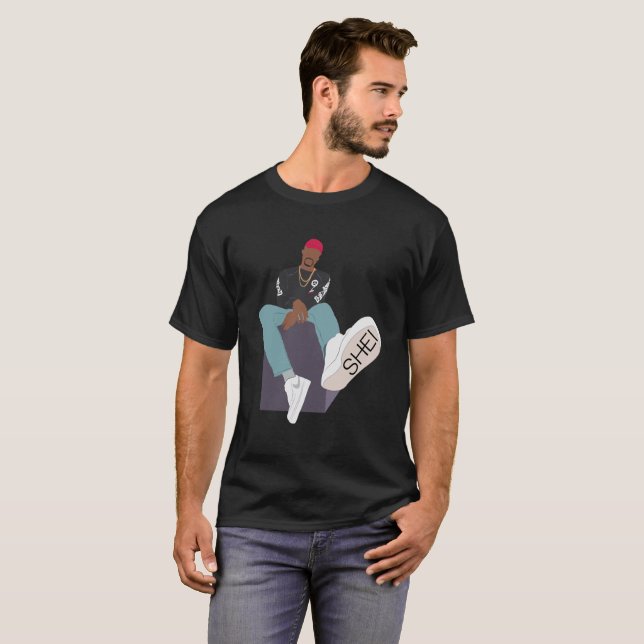 Gjord enkel utslagsplats t-shirt (Hel framsida)