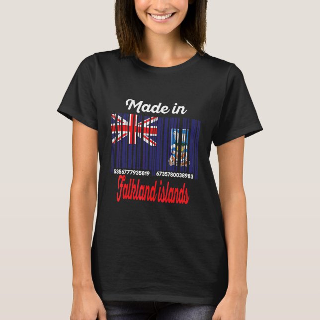 Gjord Falklandsöarna T Shirt (Framsida)