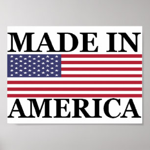 GJORD I AMERIKA POSTER