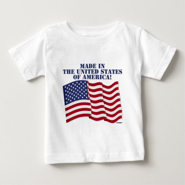 GJORD I AMERIKAS FÖRENTA STATER! TRÖJA (Framsida)