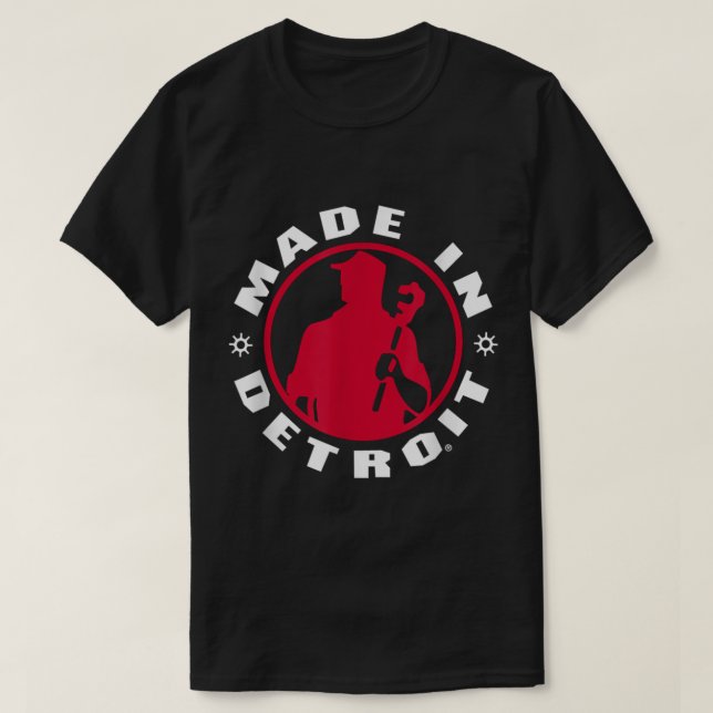 gjord i detroit t shirt (Design framsida)