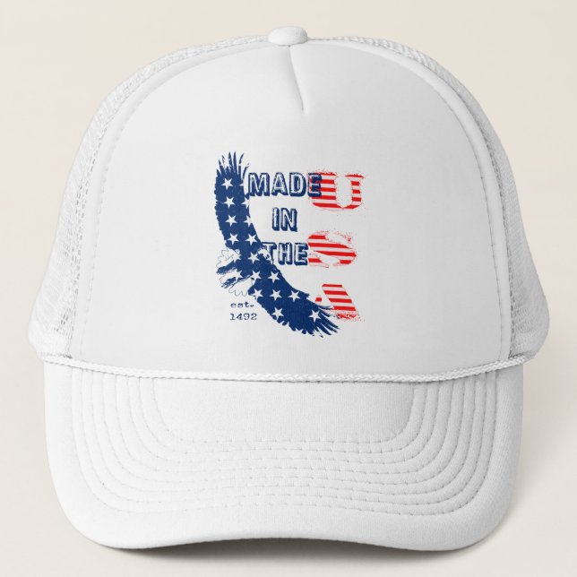 GJORD I USA. 1492 TRUCKERKEPS (Framsida)