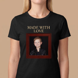 Gjord med kärlek Personligt barnfoto T Shirt