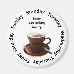 Gjord ny kaffebogserare magnet