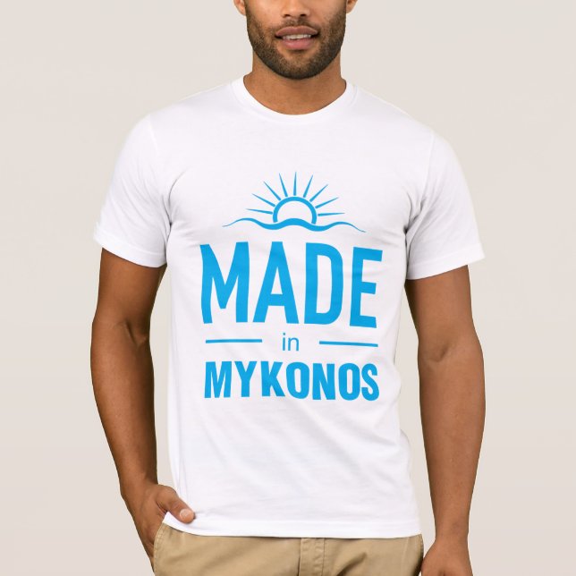 GJORDA I MYKONOS T SHIRT (Framsida)