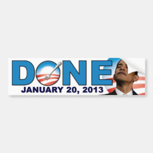 GJORDA - Januari 20 2013 - Anti Obama Bildekal