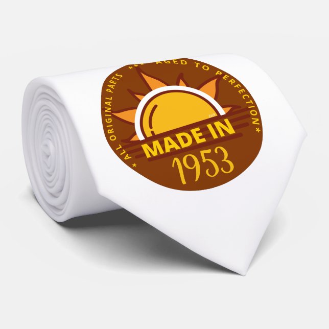 GJORDE 1953 Lustigt födelsedagspresent Slips (Rullad)