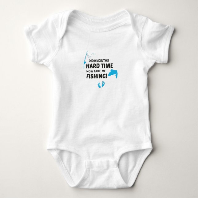 Gjorde 9 månaders fängelse nu mig fiske!,Baby  T Shirt (Framsida)
