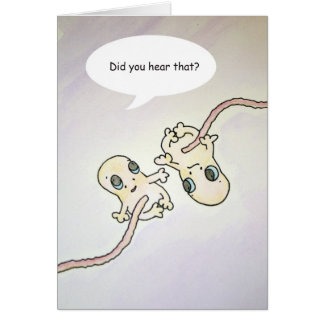 "Gjorde ditt hör det?", Fosterhumorkort Hälsningskort