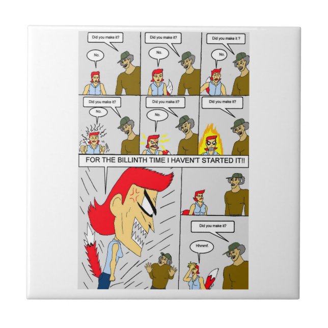 Gjorde du det? kakelplatta (Framsidan)