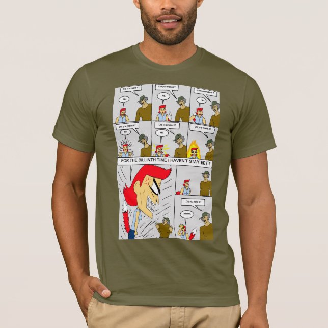 Gjorde du det? t shirt (Framsida)