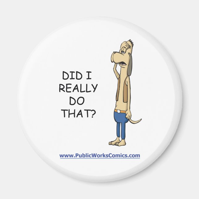 Gjorde jag det där Verkligen? Magnet (Framsidan)