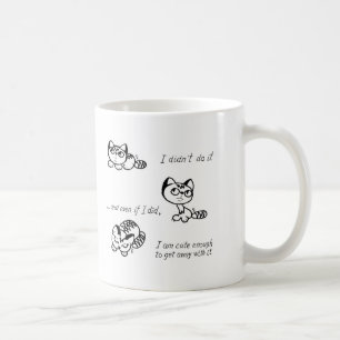 "GJORDE JAG INTE DET" KATTER KAFFEMUGG