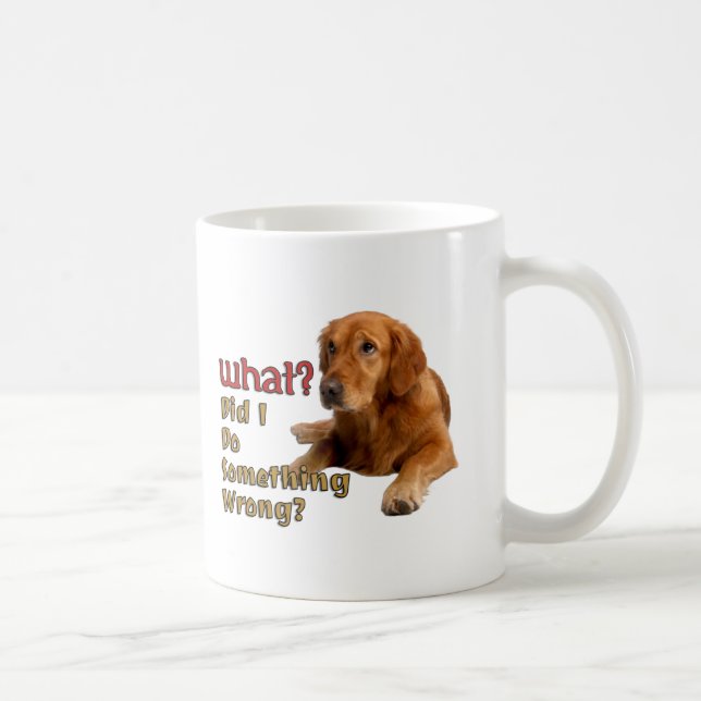 Gjorde jag något fel i Toppen Cute Hund design? Kaffemugg (Höger)