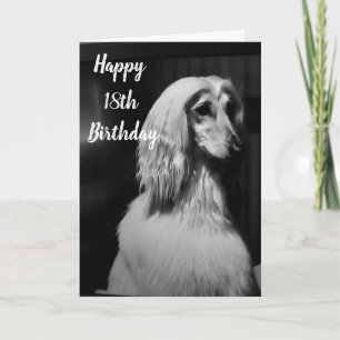 "GJORDE MIN HAIR BARA FÖR DIG" 18 BIRTHDAY-KORT KORT