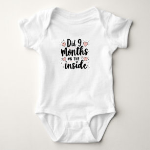 Gjorde nio månader på insidan t shirt