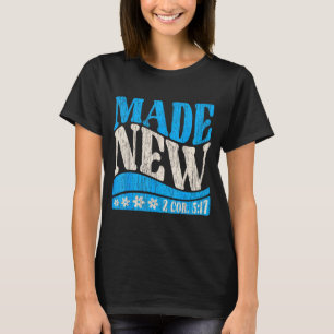 Gjorde ny dop kristen 2 Kor 5_17 Döpt Pojke T Shirt