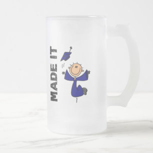 GJORT DET stick figurstudenten Frostat Ölglas
