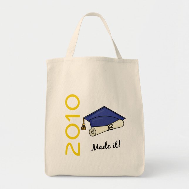 Gjort det studentmössan och diplomet tygkasse (Framsidan)