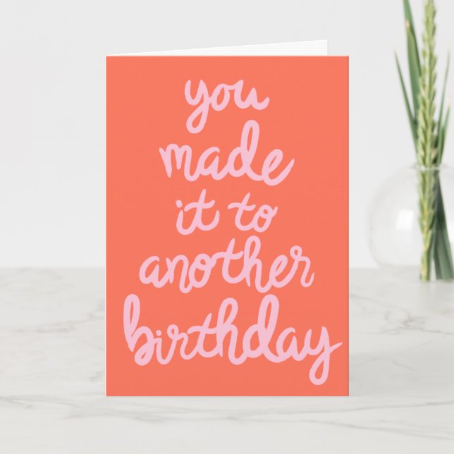 Gjort det till en annan födelsedag kort (Framsida)
