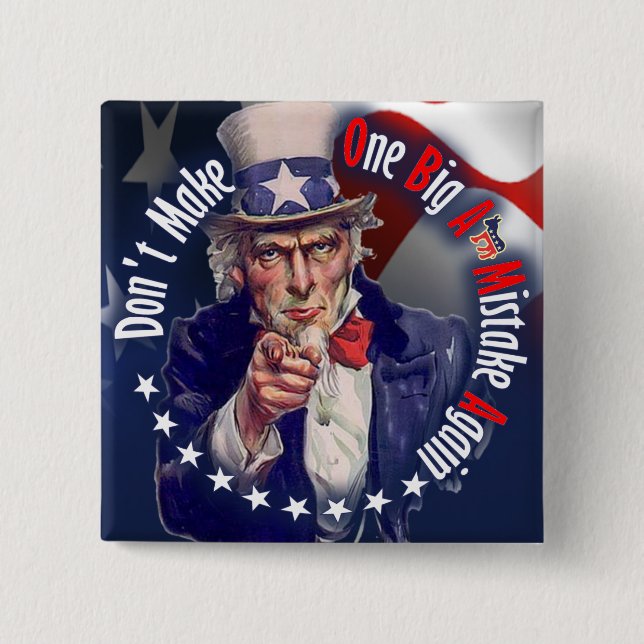 Gjort gör ett stort A ** att missförstå igen Knapp (Framsida)