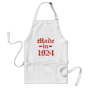 Gjort i 1924 designer förkläde