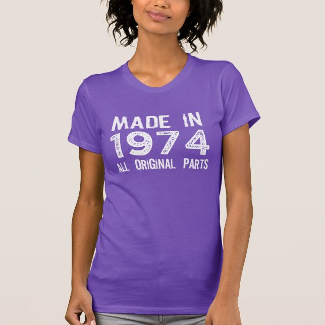 GJORT i 1974 särar allt ORIGINAL utslagsplatsen T-shirt (Framsida)