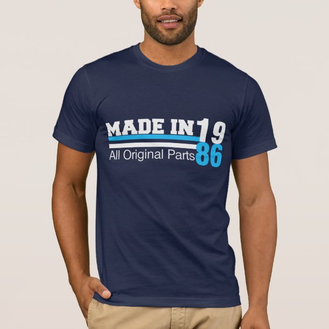 GJORT i 1986 särar allt ORIGINAL utslagsplatsen T Shirt (Framsida)