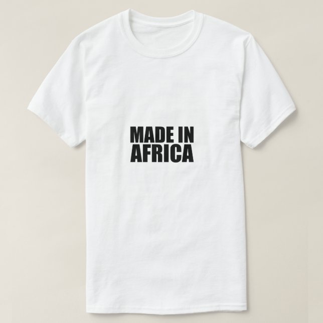 Gjort i afrika tröja (Design framsida)