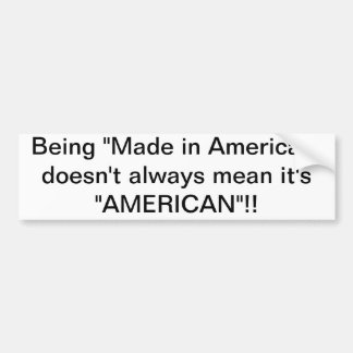 Gjort i Amerika? Bildekal