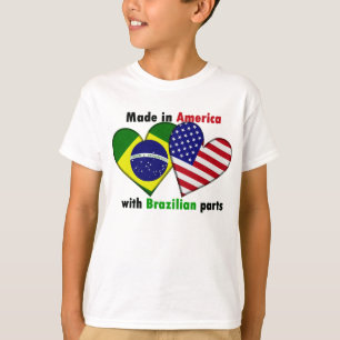 gjort i Amerika med brazilindelar Tröja