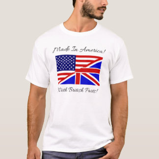 Gjort i Amerika med brittiska delar! Tröja