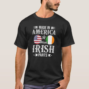 Gjort i Amerika med den irländska delT-tröja T Shirt