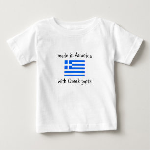 gjort i Amerika med grekiska delar T Shirt