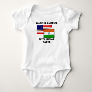 Gjort i Amerika med indiska delar T Shirt