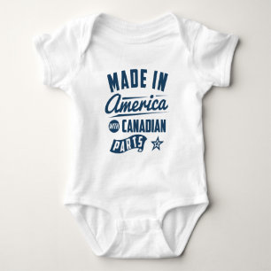 Gjort i Amerika med kanadensiska delar T-shirt