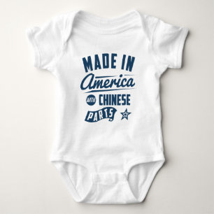 Gjort i Amerika med kinesiska delar T-shirt