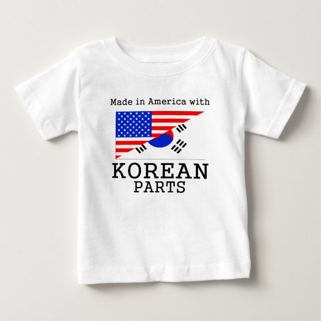 Gjort i Amerika med koreanska delar Tröja (Framsida)