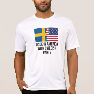 Gjort i Amerika med svenska delar Tee Shirt